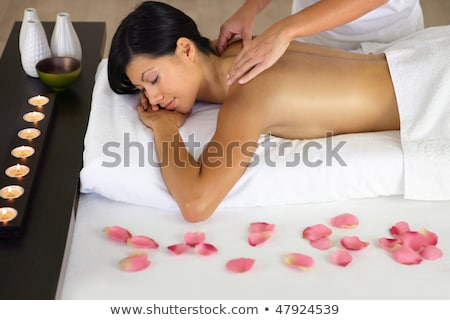 Stockfoto: Indonesian Woman Having Wellness Massage