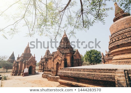 [[stock_photo]]: Bagan Temple During Golden Hour