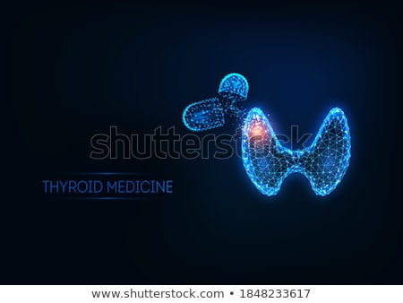 Stock photo: Diagnosis - Goiter Medicine Concept 3d Illustration