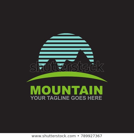 Foto stock: Mountain Logo Business Template