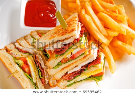 Foto stock: Riple · Decker · Club · Sandwich