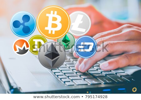 Stock photo: Litecoin Cryptocurrency In Hand