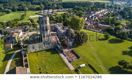 Stockfoto: Abbey De La Sauve Majeure Route To Santiago De Compostela Gironde Unesco