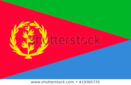 Stock photo: Eritrea Flag Vector Illustration