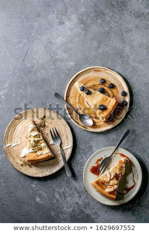Stockfoto: Cheesecake With Different Toppings