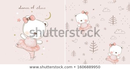 Сток-фото: Cute Baby Background Seamless Pattern