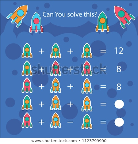 Zdjęcia stock: Can You Solve This Worksheet
