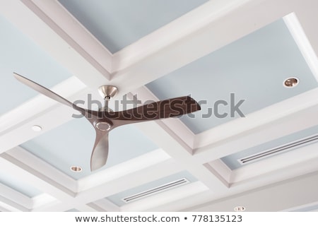 Stock fotó: Empty Room With Ceiling Fan