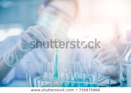 ストックフォト: Medical Concept With Doctor And Test Tube