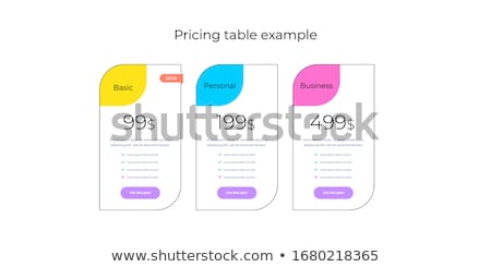 Foto stock: Product Service Subscription Plans Template