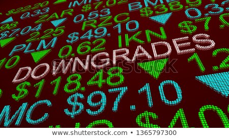 Company Downgrade Stock photo © iQoncept