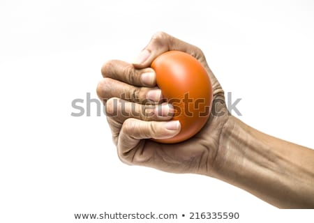 Stock fotó: Angry Business Woman With Stress Balls