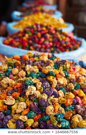 Сток-фото: Walnuts On A Market In Morocco Africa