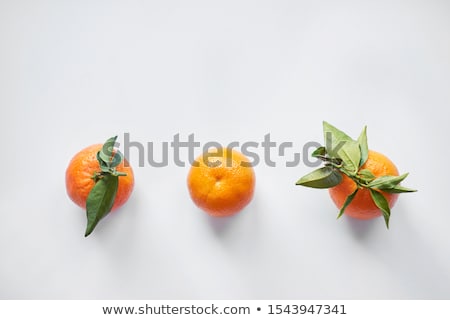 [[stock_photo]]: Three Sweet Mandarins