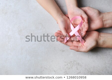 Foto d'archivio: Oncology On Grey Background Medical Concept