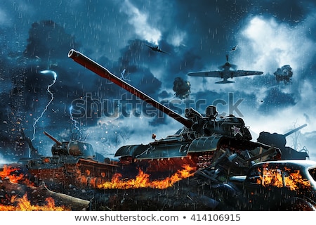 Zdjęcia stock: Tank Battle