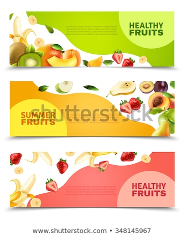 Stock fotó: Business Flat Horizontal Banners Set