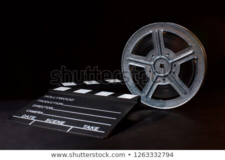 Zdjęcia stock: Clap Board With Film Reel