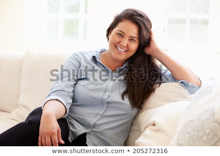 Foto stock: Overweighted Woman