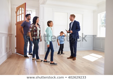 Stock photo: Real Estate Agent Showing Empty House