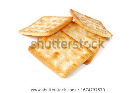 Сток-фото: Square Soda Cracker