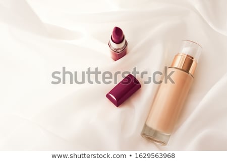 Stockfoto: Beige Tonal Cream Bottle Make Up Fluid Foundation Base And Dark