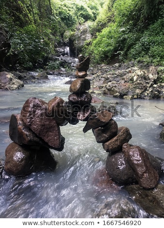 [[stock_photo]]: Blue Stone Pebbles As Abstract Background Texture Landscape Arc