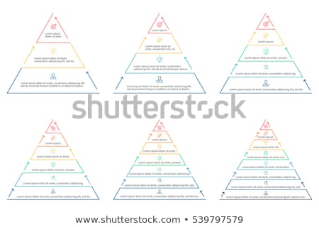 Stock photo: Five Layers Icon Vector Outline Illustration