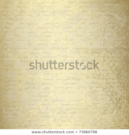Stock photo: Grunge Old Paper Design In Scrapbooking Style With Handwriting