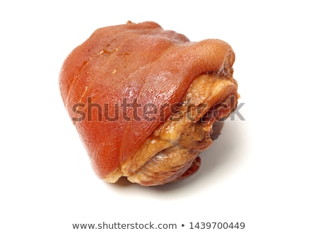 Foto stock: Pig Knuckle Isolated On White Background