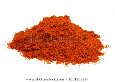 Stock fotó: Chili Peppers Fresh And Dry Smoked Paprika White Wooden Background