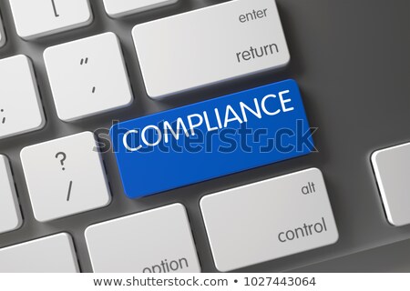 Stockfoto: Compliance - Modernized Key 3d