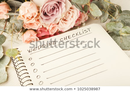 Zdjęcia stock: Wedding Checklist