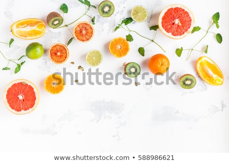 Stok fotoğraf: Fresh Citrus Salad Vegan Vegetarian Clean Eating Dieting Food Concept