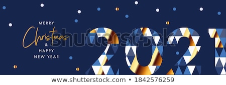 [[stock_photo]]: Merry Christmas And Happy New Year Social Media Banner Template