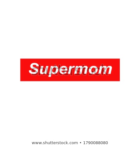 Foto stock: Super Momma