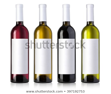 Stockfoto: Wine Bottles Blank No Labels