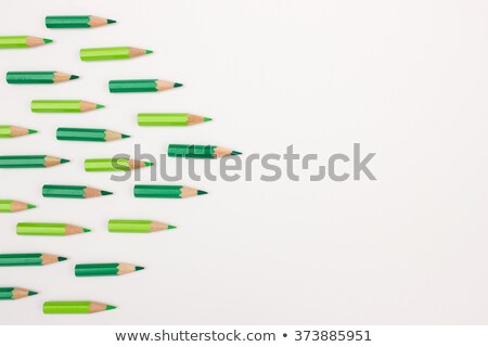 Stok fotoğraf: Colour Pencils Forming An Arrow