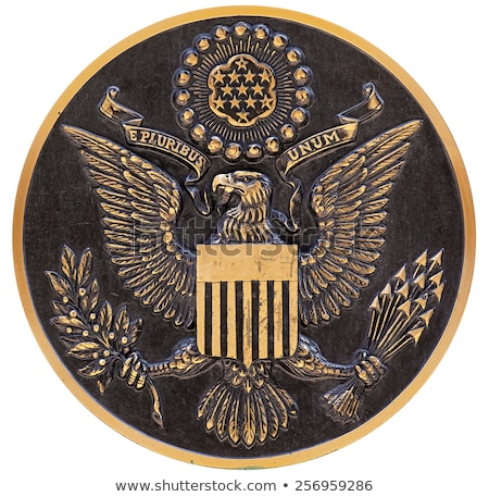 Foto stock: Great Seal Of The United States With Clipping Path