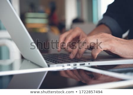 Stok fotoğraf: Close Up Of Man Sitting