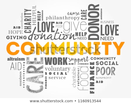 Stock photo: Word Community