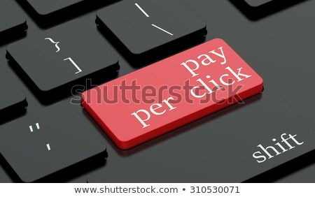 Stockfoto: Pay Per Click On Red Keyboard Button