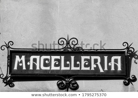 Foto stock: Tuscany Butchery