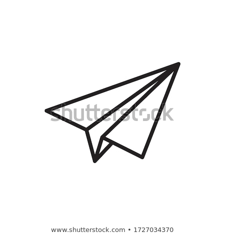 Foto stock: Paper Airplane