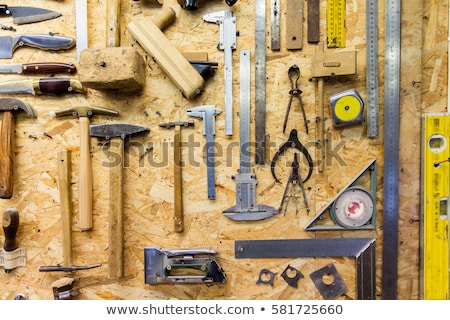 ストックフォト: Assorted Woodwork And Carpentry Or Construction Tools
