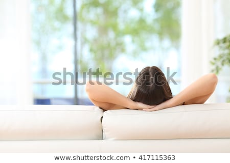 Stock foto: Lazy Young Teenage Woman Relaxing