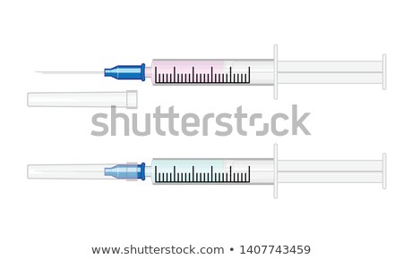 Foto stock: Close Up Of Medical Squirt Or Syringe