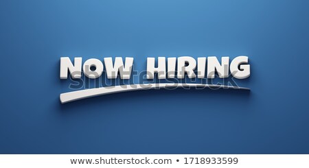 Stock foto: We Are Hiring Word
