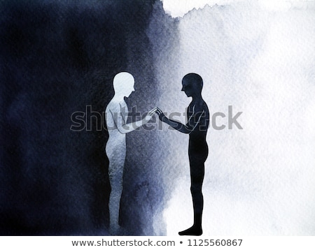 Stock foto: Human With Black Soul
