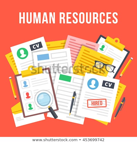 Stok fotoğraf: Strategy Concept Business Consulting Human Resource And Management Flat Modern Design